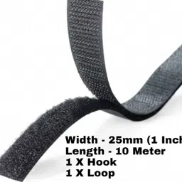 nts Black Velcro 10 m loop + 10 m hook Fastening Tape(10 Meters) Sew-on Velcro-picture-20
