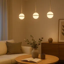 spark world Modern Oval Pendant Lamp Pendant Lamp Ceiling Lamp image 4