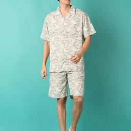 v-mart Shirt Regular Shorts Co-ords Set image 2