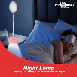 make ur wish LED Rechargeable Table Study Desk Touch Night Light Dimming Reading Lamp Table Lamp image 5