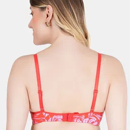 KOMLI Floral Bra Full Coverage Lightly Padded image 4
