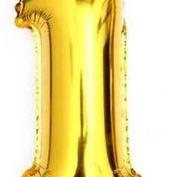 woniry Solid Number 1 Foil Balloon Gold (16inch) Birthday Party Supplies Balloon-picture-19