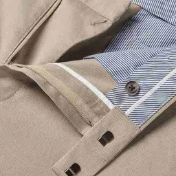 charles tyrwhitt Men Slim Fit Flat-Front Trousers image 4