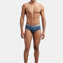 Jockey Men Super Combed Cotton Solid Brief with Ultrasoft Waistband 8037-0105 image 2