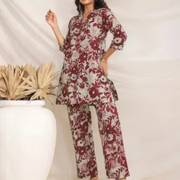 janasya Tunic Pant Co-ords Set image 3