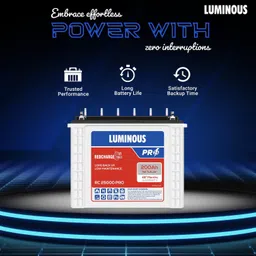 luminous Power Sine 1100 Pure Sine Wave 900VA/12V Inverter with RC 25000 PRO & Trolley Tubular Inverter Battery image 4