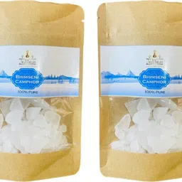 Pure Bhimseni Camphor, 100gm Pack Each| 100% Pure Natural| Pack of 2-image-6