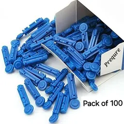 PREQURE GLUCOMETER ROUND PAINLESS LANCET 100 PCS Glucometer Lancets-picture-14