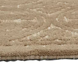 PRESTO Beige Ethnic Motifs Printed No Shredding Carpet image 2