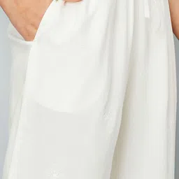 max Women Regular Fit Beige Viscose Rayon Trousers image 3