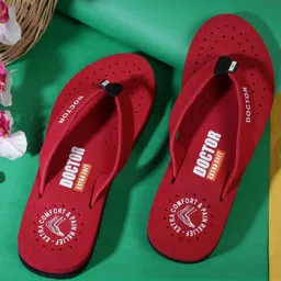 doctor extra soft Women's House Slipper for Women's Ortho Care Dr Orthopaedic Super Comfort Fit Flat Cushion Chappal Flip-Flop for Ladies and Girl�s OR D-16 Women Flip Flops-picture-22