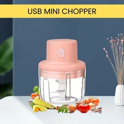 clairbell Mini Rechargeable Chopper, Electric Chopper for Onion, Garlic and VegetableB269 Electric Vegetable & Fruit Chopper-picture-34