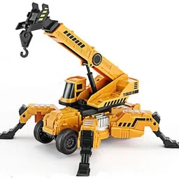 devdhan Crane Toys,Friction Powered 360 Degree Rotating ,Construction Truck for Kids-picture-39