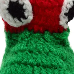 CHUTPUT Unisex Kids Set Of 2 Hand Knitted Crochet Booties image 4