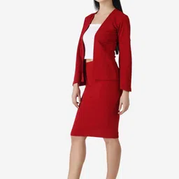 Popwings Shrug With Knee-Length Skirt image 4