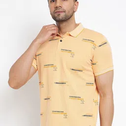 Duke Typography Printed Polo Collar Cotton Slim Fit T-shirt image 2