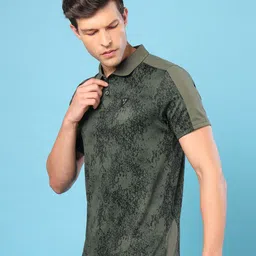 Technosport Men Polo Collar UPF50+ Slim Fit T-shirt image 4