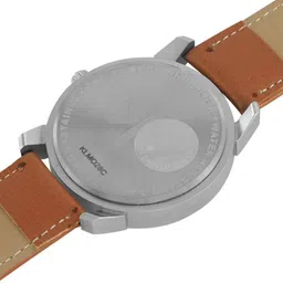 Killer Men Brass Embellished Dial & Leather Straps Analogue Watch KLMO28C image 5