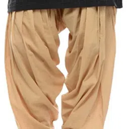 afra Cotton Blend Solid Patiala-picture-24