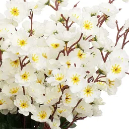 well art gallery White Apple Blossom Artificial Flower image 2