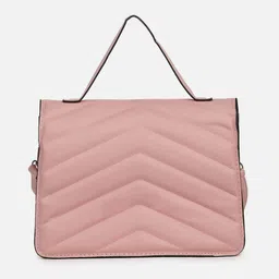 HAUTE SAUCE byCampus Sutra Textured Quilted Structured Shoulder Bag image 2