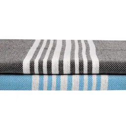 Arrabi Set Of 2 Handwoven Cotton 210 GSM Bath Towels image 3