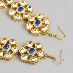 Anouk Gold-Plated Kundan-Studded Matha Patti image 4