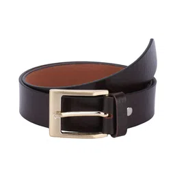 Mast & Harbour Men Brown Leather Formal Belt image 2