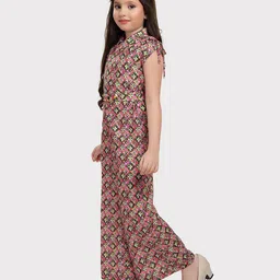 Tiny Baby Girls Printed Basic Jumpsuit image 2