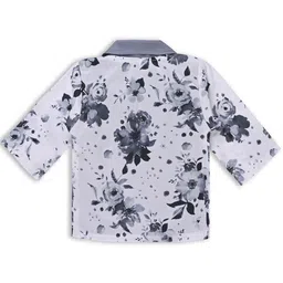 Wish Karo Girls Printed T-shirt Attached Shirt with Skirt image 4