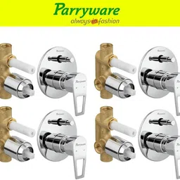 parryware Espirion concealed Diverter Body with Concealed Upper Part set of 4 pic 225 Faucet Set-picture-12