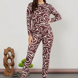 m7 by metronaut Printed Women Track Suit image 4