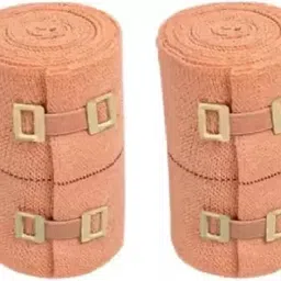 swastika Superb Crepe Bandage With Fast Edges (Width 6 cm * Streched length 4 Mtr. 3.59 Crepe Bandage-picture-13