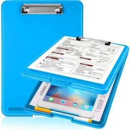 shivaaro Clipboard Paper Writing Pad with Storage Plastic Clipboard Office Nurse Students-picture-11
