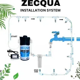 zecqua fogger kit 10pcs Nozzles with pump full set Mist fogger System 100 L Hose-end Sprayer image 2