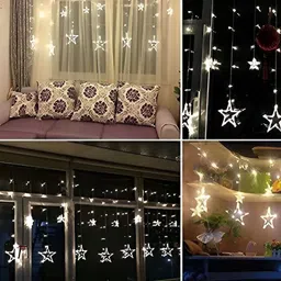 SPARK WORLD Yellow Star Shape String Lights image 2