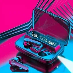 magenese M19 Wireless Earbuds TWS 5.1 Large Screen Dual LED Bluetooth Headset image 2