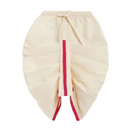 Tiber Taber Boys Ethnic Motifs Printed Angrakha Pure Cotton Kurta With Dhoti Pants image 3