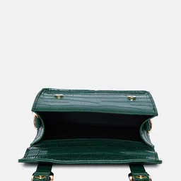 HAUTE SAUCE byCampus Sutra Textured PU Structured Handheld Bag image 4