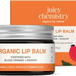 juicy chemistry Organic Lip Balm | Deeply Moisturising & Brightening Lip Care | 100% Natural Blood Orange + Rosehip-picture-46