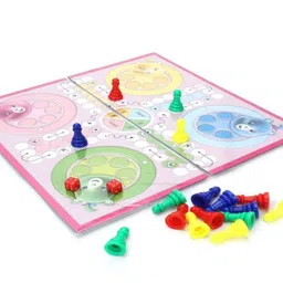 ratnas LITTLE CHESS AND LUDO Strategy & War Board Game image 2