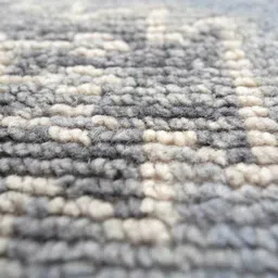 Blue Abstract Wool 8 ft x 10 ft Hand Knotted Carpet By Jaipur Rugs image 4