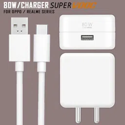 ronakss 80 W SuperVOOC 7.3 A Wall Charger for Mobile with Detachable Cable image 2