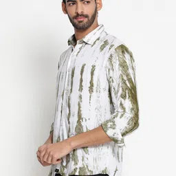 JAVINISHKA Relaxed Tie & Dyed Casual Shirt image 4