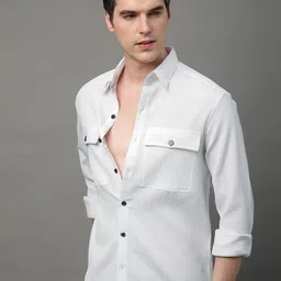 Voroxy Men Relaxed Opaque Casual Shirt image 4