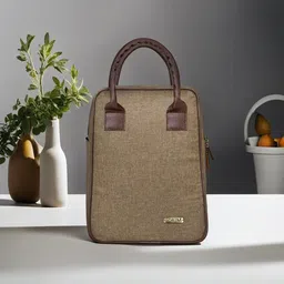 lorem FZZ-TB03 Khaki Lunch/Tiffin/Storage Bag Men & Women Office, College & School Waterproof Lunch Bag-picture-21