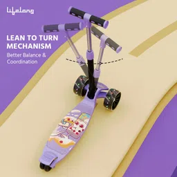 lifelong Scooter for Kids - Foldable Kids Scooter with LED Wheels & Adjustable Height Kids Scooter image 5