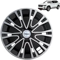 prigan Drive Silver Black 16 Inch For Seltos Wheel Cover For Kia Universal For Car-picture-23
