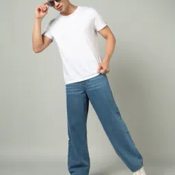 Shein Full Length Light Wash Distressed Jeans image 4