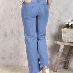 Shein Ankle Length Fly With Button Closure Clean Wash Jeans image 4
